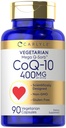 Carlyle CoQ10 400mg 124; 90 Count 124; Vegetarian, Non-GMO dan Gluten Free Suplemen