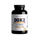 D3K2 Enhanced with Calcium & BioPerine ® - 5000 IU Vitamin D3 + 100 mcg Vitamin K2 MK-7 - Once-Daily Formula, 60 Capsules