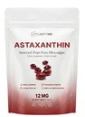 Astaxanthin 12mg Antioksidants Suplement - Natural Microsalgae Softgel berbasis untuk Enhanced Absorpsi - Kognitive, Vision & Gabungan Dukungan - 30 Softgeels (Paket 1)