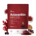 10 dari 1 Astaxanthin 12mg Suplemen, 4 Bulan Supply, Astaxantina Antioksidan dari Segar Haematococcus Pluvialis, Berisi Lycopene, Grape Benih, Vitamin E, & More Supports Eye, Joints, Skin Health
