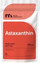Mikro Ingrediens Astaxanthin 24mg dengan MCT Oil, 60 Softgels, 2 Bulan Supply 124; Max Power Astaxanthin Antioxidant Suplemen 124; Fresh Microlgae Sofgels 124; Non-GMO, Gluten Free, No Soy