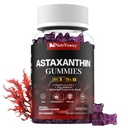 Astaxanthin Gummies, 12mg Per Gummy 24mg Max, Astaxanthin Suplemen dengan Vitamin A / C / D / E, Resveratrol, 14-1 Antioksidants Blend for Women, Skin, Eyes, Sugar Free, Vegan, 60 Ct