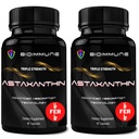 BioImune 2 Pack Triple Power AstaQuil ™ Astaxanthin 12mg Enhanced Absorpsi, 120 Softgels w / Organic Coconut Oil.