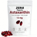 Astaxanthin 12mg, Astaxanthin Suplemen Alga, 120 Softgels 4-Bulan Supply