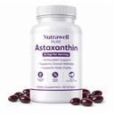 IRMI Nutrewell Astaxanthin 12 mg Softgels, Premium Natural Astixanthin 124; Gluten- Bebas, Non-GMO 124; Daily Eye & Skin Dukungan, 60 Gels Soft