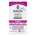 Probiotik GoLive untuk Perempuan - Sugar- Free Synbiotic Powder dengan Pregren, Cranberry, Biotin, B12 & D3-25 Milyar CFUS, 10 Clinical Strains - Mendukung Vaginal, Digetives, UT & Ammune Health