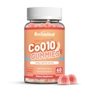 CoQ10 Gummies 200mg dengan Omega-3, EPA + DHA, & Magnesium - Koenzim Q10 Suplemen Kesehatan Jantung, Energi Sel & Antioksidant, Vegan - 60 Gummies
