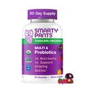 SmartyPants Multivitamin Gummies: Propolation, Omega 3 (ALA), Vitamin D3, C, Vitamin B12, B6, A, K & Zinc, Beta Carotene, Gluten Free, Three Fruit Flavors, 60 Count (30 Hari Supply)