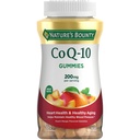 Nature 's Bounty CoQ10 Gummies, Support Heart Health, CoQ10 200mg, Peach Mango Flavor, 100 Coun