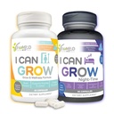 I Can Grow Day & Night Bundle for Kids 10 + & Teens 124; Pertumbuhan Dukungan dengan L-Arginine, Colostrum, Magnesium 124; Membenahi Bantuan Tidur Harian + Nighttime untuk Tinggi Maksimum & Development 124; 2- Pack