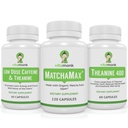 VitaMonk Matcha, Caffeine Dose rendah dan Bundle Theanine Tenang, Energi Fokus Tanpa Jitters