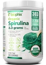 bubuk spirulina organik biophix, 2,2 Lbs 100% Pure Spirulina Blue Green Algae Poader, Vegan, Non GMO, Non-Irradiated, USDA Disertifikasi, Superfood Protein Terbaik