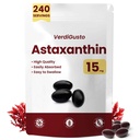 15mg Astaxanthin 124; 240 Softgels = 124; Astaxanthin Suplemen 124; 8 Pasokan Bulan 124; Antioksidant Dukungan, Eye & Skin Health 124; Internal Circulation 14; Nor-GMO, Bebas, Tidak Soy
