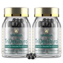 Suplemen Thyroid - TridexThyro ™ Raw Desicated Thyroid Complex 375 mg with Bovine, Porcine & Ovine -120 Capsules for Women and Men Aff2 Pack