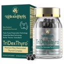 Suplemen Thyroid - TridexThyro ™ Raw Desicated Thyroid Kompleks 375 mg with Bovine, Porcine & Ovine -120 Capsules for Women and Men Afsel