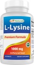 Iklan terbaik L- Lysine 100mg 180 Tablet - Lysine dengan kekuatan ganda untuk kesehatan imun yang lebih kuat & luka dingin