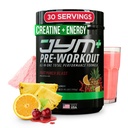 JYM Tambahan Sains Pra JYM Ditambah Fruit Punch Pre-Workout Powder, Amino Nitrate, Creatine, Betaine, Nootropics, BCAA, untuk Pria & Perempuan, 30 pelayan