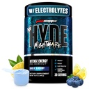 Proplemen Mr Hyde Nightmare Pre Workout Powder dengan Caffeine & Beta Alanine - Prescore for Intense Energy, Mental Focus & Formance - Gym & Fitness Suplemen (Black N 'Blueberry, 30 Servings)