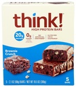 Kinerja Glanbia Thinkthin High Protein Bars, Brownie Crunch, 5 ct