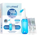 Sinus Rinse, 60PK Nasal Rinse Paket dengan NAC dan Saline, Gravity Rinse Bottle, Alternatif ke Neti Pot, Membantu Allergy, kemacetan, Gejala Dingin (Botol Gravitasi dengan NAC 60PK)