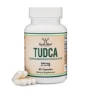 Suplemen Dukungan TudCA Bile Salts Liver, 500mg Servis, Liver dan Gallbrew Cleanse (60 Capsules, 250mg) Genoine Bile Acid TudCA dengan Strong Bitter Taste by Double Wood