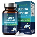 TUDCA 1200mg - Pure Taursodeoxycholic Acilement, 120 Vegan Capsules Easy to Swallow (60-Day Supply), Non- GMO, Gluten- Free (120 Counts)
