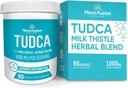 Flora Fusion Dr. Miller dengan TudCA Milk Thistle Extract, 1000mg per Serving, Liver and Gallbrew Cleanse Suppplemen, Support Liver Fungsi, 90 Capsules (45Hari Supply)