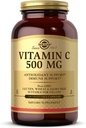 Solgar Vitamin C 500 mg, 250 Vegetable Capsules - Antioksidant & Imune Support - Overall Health - Dupport Heally Skin & Joints - Non-GMO, Vegan, Gluten Free, Kosher - 250 Servings