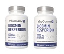 Diosmin Hesperidin 1200 mg Complex, 180 Capsules, Citrus Bioflavonoid Rich Fruit Extract, 100% Vegetarian, Non-GMO & Gluten Free Diosmin Suplemen dengan Max Kekuatan - 2 Packs