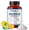FineLand Diosmin & Hesperidin Kompleks, Premium Advanced Formula, 1000 mg, Blood Flow dan Circulation Dukungan, 120 Capsules, 100% Vegan, All Natural