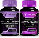 WELLNESS LABSRX Glucosamine Chondroitin MSM 124; Nattokinase Capsules