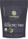 Sunwarer Fiber Supplement Prebiotic Organic 124; Vegan Fiber Suplement Plant
