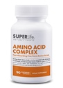 Kompleks Acid Asam Amino - Fast Absorbing & Free Form Esply & Branched Chain Acids BCAas 124; Pasokan Pertumbuhan Otot, Kekuatan & Pemulihan 124; Tambahan - 90 Capsules