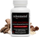 Suplemen Jamur untuk Dukungan Imune - Berisi Lions Mane, Cordyceps & Reishi Jamur Ekstraksi - 60 Kapsul