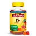 Nature Made Vitamin D3 2000 IU Per Serving Gummies, Bone, Teeth, Muscle and Immune Health Supply, 90 Vitamin D Gummies untuk Dewasa