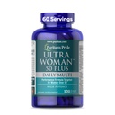 Puritan 's Pride Ultra Woman 50 Plus High Potency Performance Time Rilis Daily Multivitamin with Zinc, Dietary Supplement for Healthy Aging & Cellular Energy Produksi, 2 Pasokan Bulan, 120 Count
