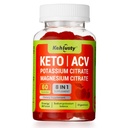 Keto ACV Gummies for Weight Loss Dups, 8-1 Apple Cider Vinegar with B12, Electrolytes, Beet Root & Pomegranate 124; Supports Dicarry, Metabolisme & Weight Management 124; Keto- Friendly, 60 Gummies