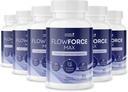 FlowForceMax Herbal Supplemen - Tanaman Alam - Berdasarkan Formula Mula dengan Ekstrak Saw Palmetto 124; 30 Tablet Chewable, 6 Bulan, Dibuat di AS