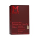 Mdrive Boost and Burn Testosterone Booster dan Fat Burner for Men, Energy, Power, Stress Relief, KSM-66 Ashwagandha, Chromax, 60 Kapsul