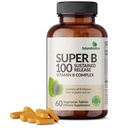 Futuregranit Super B 100 Lanjutkan Rilis Vitamin B Kompleks Non- GMO, 60 tablet Vegetarian