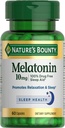 Nature 's Bounty Melonatin, 100% Drug-Free Sleep Aid, Dietary Suplemen, 10 mg, 60 Count