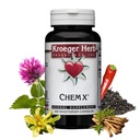 Kroeger Herb Products, Chem X, Daily Detox dan Cleansing Formula, Red Clover, Yellow Dock, Paprika Apports Health Liver Fungsi - Non-GMO, Gluten Free, No Preservations, dibuat di USA
