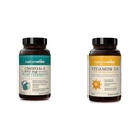 Naturrewise High- Potency 1000mg Omega 3 dengan 600mg EPA, 400mg DHA, & Vitamin E & Vitamin D3 5000iu (125 mcg) 1 Tahun Supply untuk Fungsi Otot Sehat