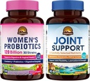 Probilion Vitalitown Probiotic & Gabungan Dukungan Bundle (Kembang 2); Probilion Perempuan 120 Miliar (Item 1) & Joint Dukung (Item 2) Shelf Stable 124; Gabungan & Women 's Health 124; Menopause