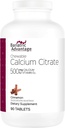 Bariatric Advices Calcium Citrate Chewable 500mg dengan Vitamin D3 untuk Pasien Bedah Bariatrik termasuk Gastric Bypass dan Sleeve Gastrectomy, Low Sugar - Cinnamon Flavor, 90 Count