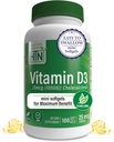 Health Thru Nutrition Vitamin D3 1.000iu 100 Mini Softgels for Maximum Benefit, 124; 25mcg Cholecalferol 124; 3rd Party Tested 124; Non-GMO USP Tingkat dalam EVOO Organik 124; Dukungan Kesehatan Ammune