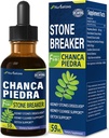 Chanca Piedra Stone Breaker Extract Drops for Kidney Stones Dissolver, Ginney Cleanse Detox & Repair Supplement w / Horetail Dandelion. Chanca Piedra para Los Riñones. 2oz