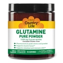 Country Life Glutamine Pure Powder - 5000mg L- Glutamine - Muscle Tissue, Gut Health, Imune Dulmune - Limten- Free Certifikasi - Ideal Pre / Post Workout Amino Acid Suplement, 55 Servings, 9.7oz