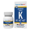 Sumber Superior Lanjutan Triple K - Bone Health & Power Suppplemen - Imunitas Dukungan Formula dengan Vitamin K1 & K2 - Vitamin Aids Calcium Absorpsi - 30 Instant Dissolve Tablet