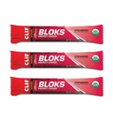 CLIF BLOKS - Energy Chews - Strawberry- Non- GMO - Plant Based Food - Fast Fuel for Cycling and Running-Workout Snack (2.1 Ounce Packet, 3 Count)